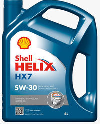 Масло моторное SHELL Helix HX7 5W-30 4л